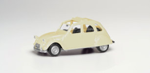 Herpa 020824-007 - H0 - Citroen 2 CV offen - elfenbein